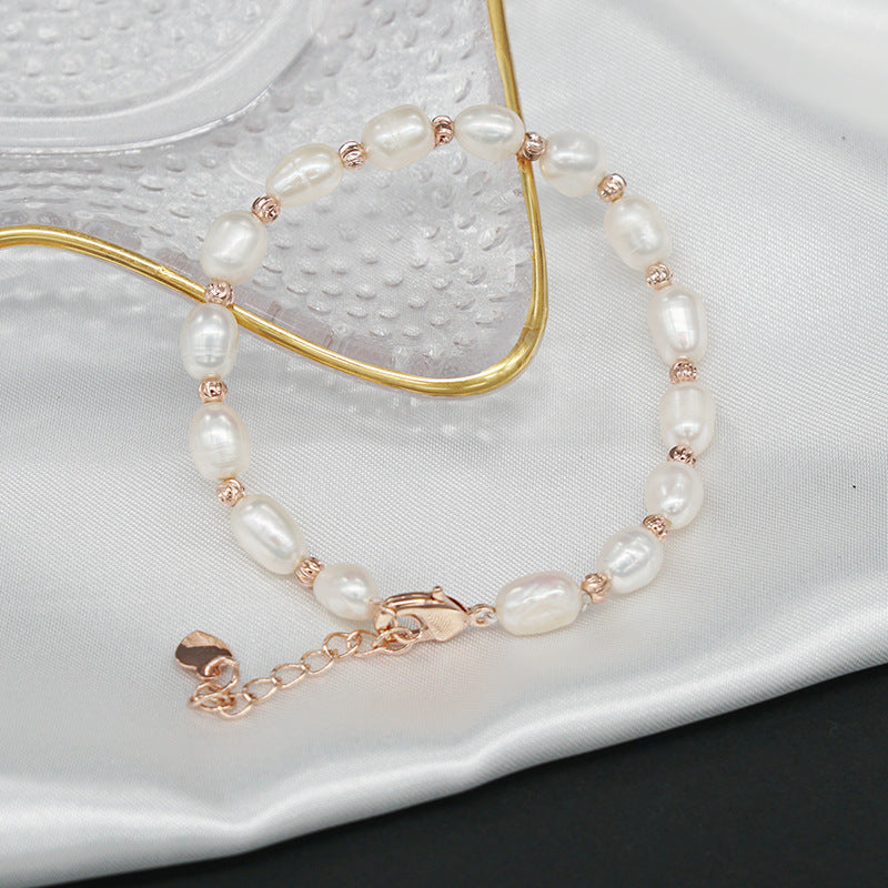 Pearl de agua dulce al por mayor Bacelet de piedra